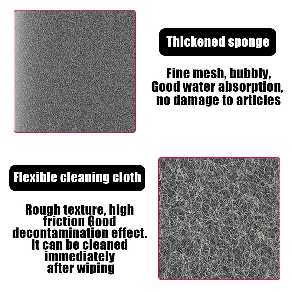 1/15pcs Double Side Cleaning Sponge Dishwashing Sponge Washing Mat Bar Cleaning Sponge Household Kitchen Cleaning Supplies Tool