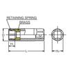 Yamashita Kogyo Kenkyusho Spark Plug Socket 16mm Ko-ken 3/8 (9.5mm) SQ. (with Clip) 3300C-16
