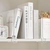 2PCS Clear Acrylic Closet Shelf Bookcase Divider Home Use Wardrobe Shelf Bookcase Divider Baffle Commodity Storage Organizer