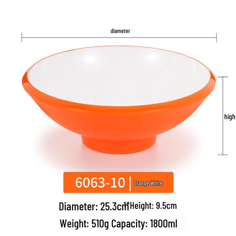 Melamine Noodle Bowl for Noodle Restaurants: Ideal for Luosifen, Malatang, Rice Noodles, and Chongqing Xiaomian