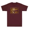 Tattooed Low Life Funny Saying Quote Joke Gift Golden Print Novelty Unisexs TShirt