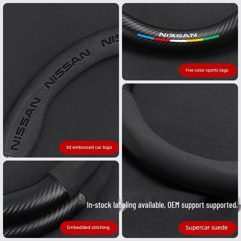 Housses de volant Nissan pour les modèles Tiida, Kicks, Murano, Sylphy, Teana, Qashqai, X-Trail et Sunny.