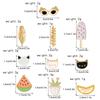 Adorable Plants Pins Fruit Watermelon Pin Personalized Children Brooch Metal Badge Multicolor Jewelries Glasses Brooches
