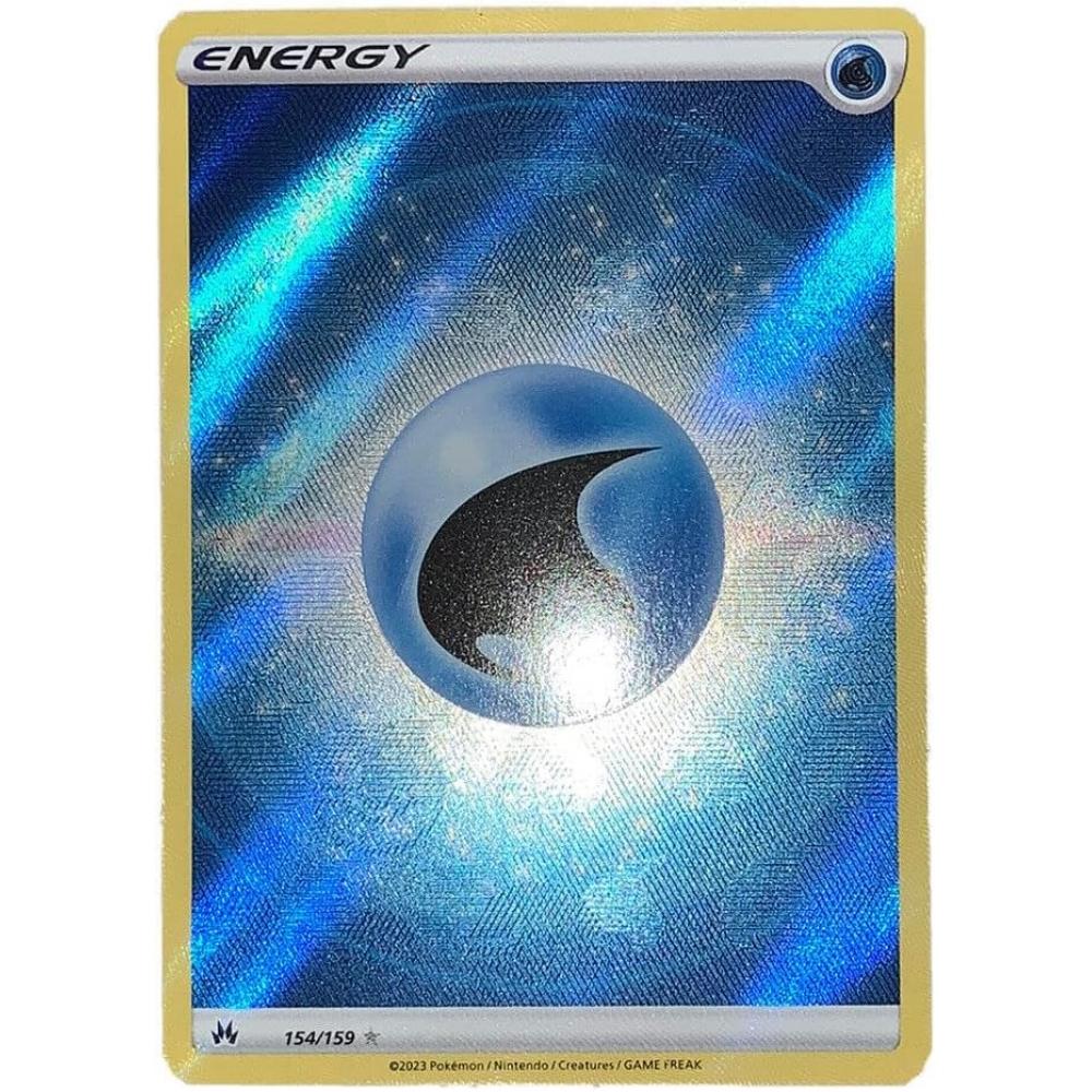 

Pokemon Water Energy 154 159 Корона Зенит Ультра редкая карта с текстурой