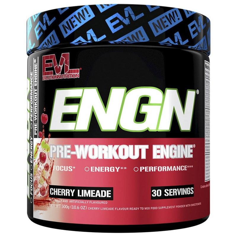 EVLUTIONNUTRITION ENGN Pre-Workout Engine Cherry Limeade Flavor, 300g, 1 unit