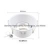 MR16 Anti-Glare Downlight Aluminum Ceiling Light Housing with Narrow Bezel, GU10 Engineering Spotlight Cup Holder