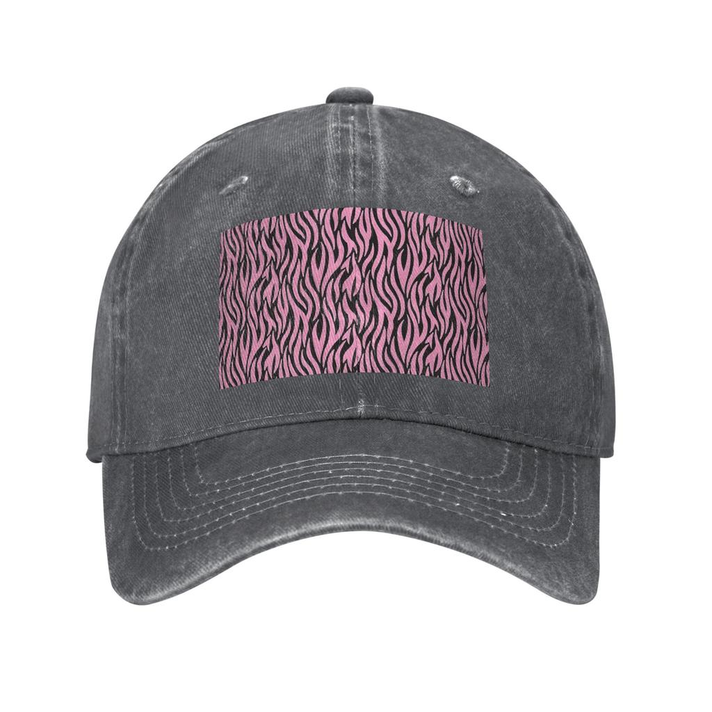 Tiger Stripe Camouflage Military Camo Washed Denim Cap Casual Baseball Caps Adjustable Hat Summer Unisex Baseball Hats