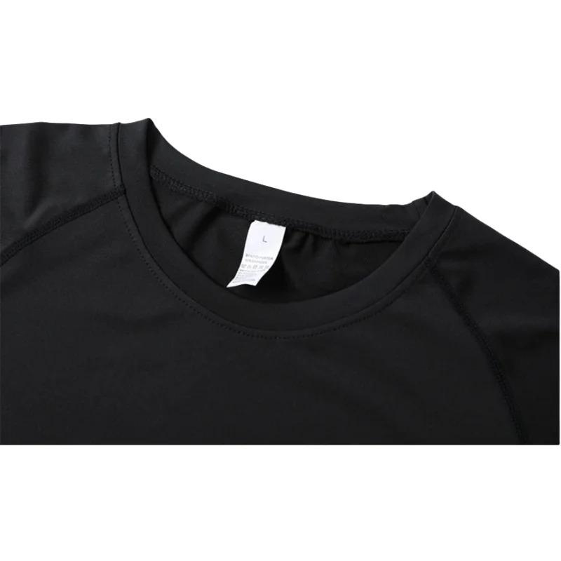 Men Quick-Dry Athletic T-Shirt Breathable Stretchy Moisture-Wicking Short Sleeve Compressed Fitness Gym Sports Workout 8 Colors