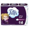 Ultra Soft Mega Facial Tissues 6 Cube Boxes 432 Sheets Non Lotion 2 Ply Gentle on Skin Ideal Sneezes Cold