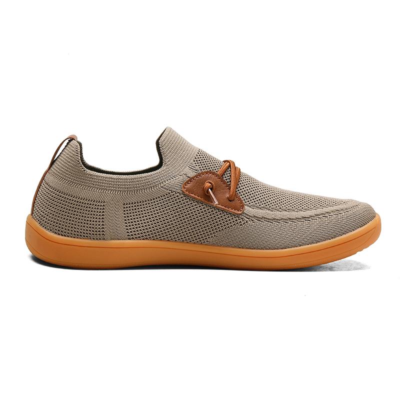 Herren Schuhe mit breiter Zehenbox Plus Übergröße 49 50 51 52 53 54 Slip-on Mesh Sneaker Sommer Freizeitschuhe Minimalistisch Zero Drop Rutschfest