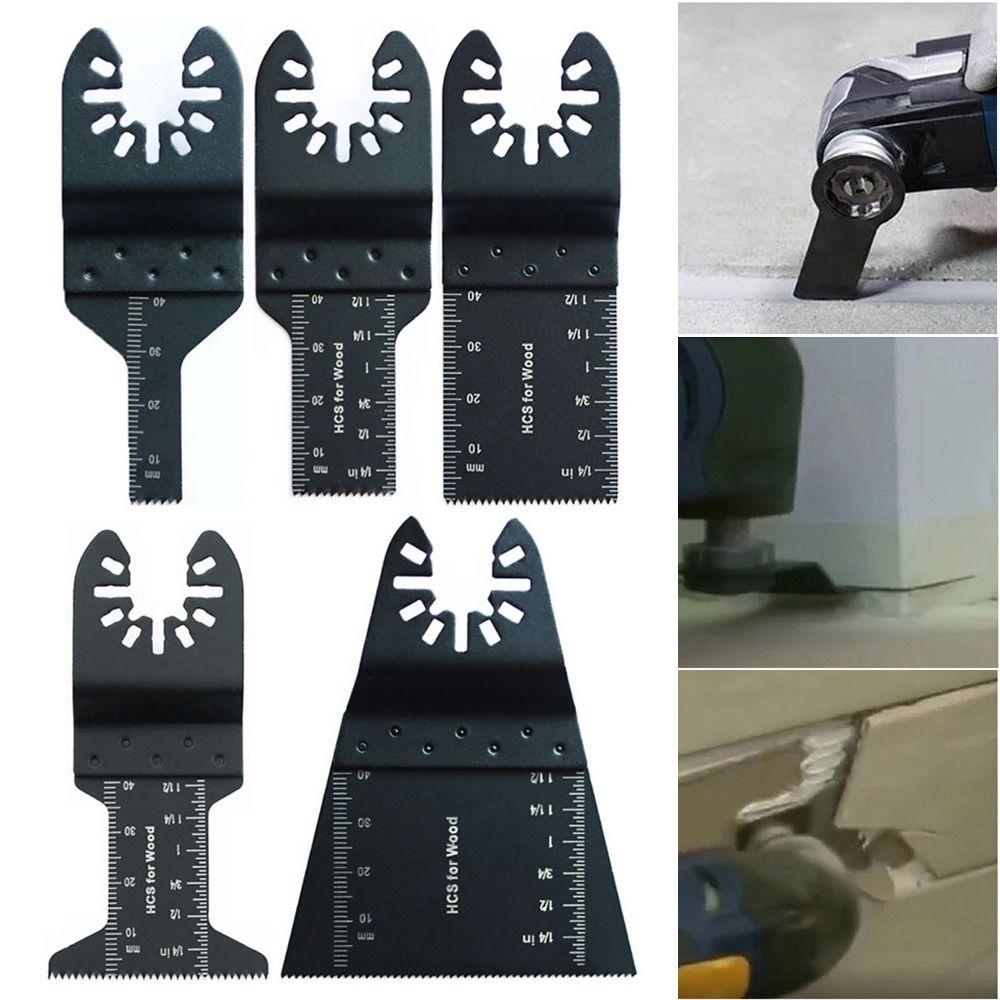 1/2Pcs Renovator Oscillating Saw Blade Wood Metal Plastic Cutting Circular Multi-Function Saw Blade 10/20/34/45/65mm