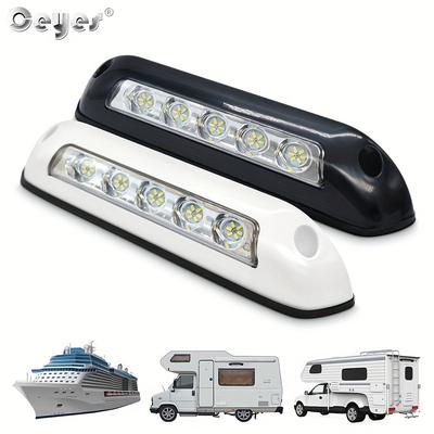 Lampă de verandă cu LED - Bară luminoasă de copertine luminoasă și durabilă - Iluminare interioară/exterioară rezistentă la intemperii pentru rulote, rulote, rulote și remorci