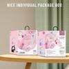 AKZ-07 Cartoon Bluetooth Headphones with RGB Cat Ears and Heavy Bass