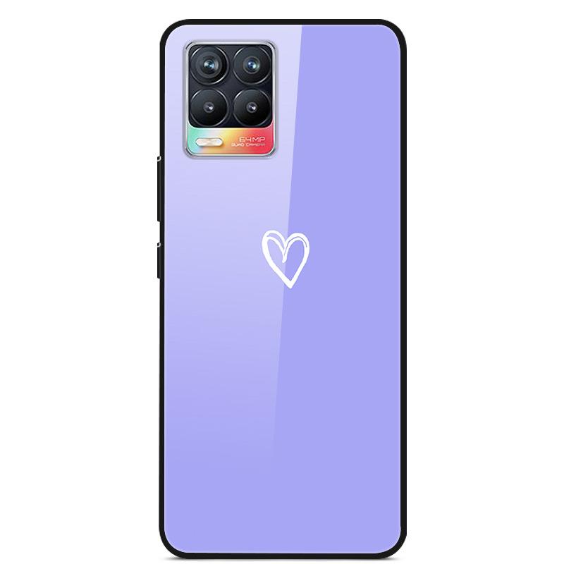 Glass Back Cover For Realme 8 Pro Case Tempered Glass Case For Realme 8 Pro 8i Realme 8 5G Phone Case Cover Realme8 5G Pro Funda
