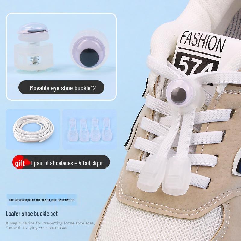 Cartoon No-Tie Shoelace Buckle Fastener for Kids