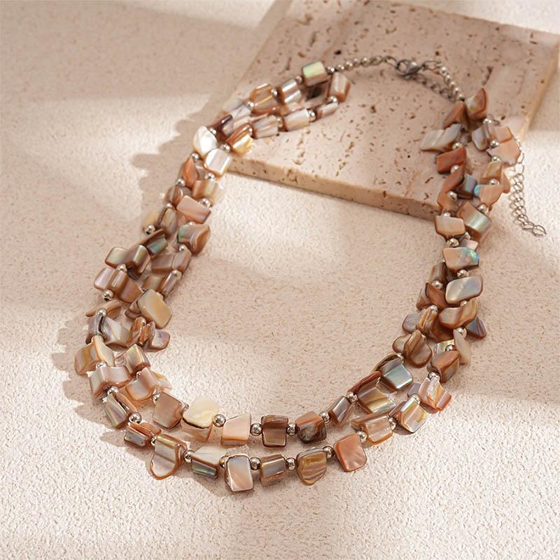 Irregular Colorful Necklace Women Jewelry Geometry Accessories Party Gifts