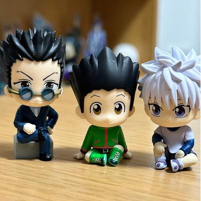4-8pcs/set Aixlan GON FREECSS Figure  Q Version HUNTER X HUNTER Action Figure In PVC Amine Christmas Gift Collectable Statue