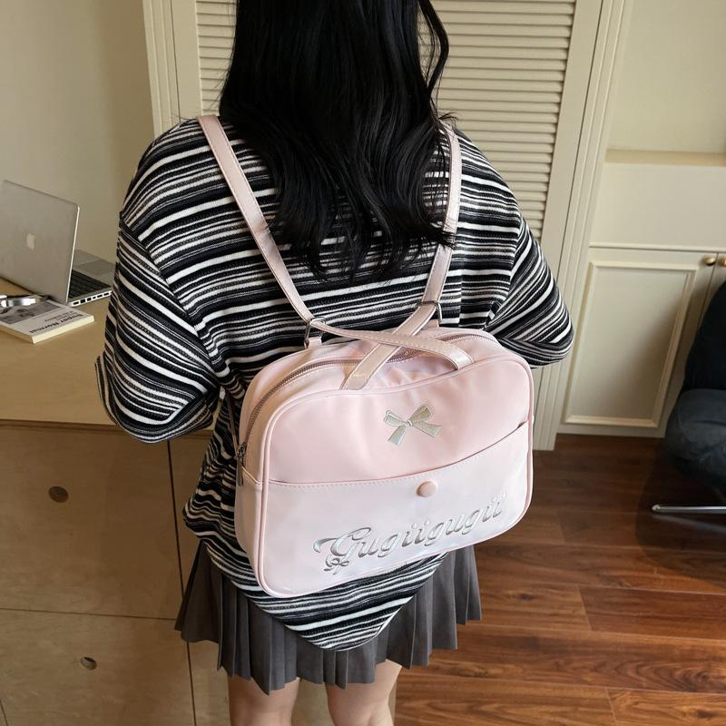 Large Capacity Tote Bag Going Out Travel Armpit Bag New Fashion Shoulder Bag Multi-functional Backpack