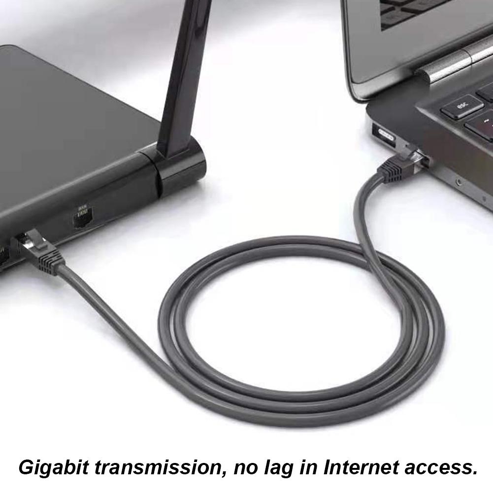 Cat6 Outdoor Ethernet Cable Heavy Duty Double Jackets Internet Cord 394 Inch RJ45 Patch Cable for Computer Router Modem