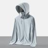 Men’s Summer UPF 100 Sun Protection Jacket Lightweight Breathable UV Protection Hoodie with Detachable Wide Brim Hat