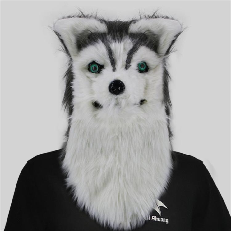 Realistic Mouth Mover Dog Mask Moving Mouth Animal Head Mask Cosplay Costume
