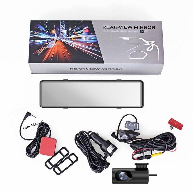 11.26 Inch 4K 3840*2160P Car DVR Dash Cam WIFI GPS APP WDR Rear View Mirror 1080P Car Camera Video Recorder Park Monitor