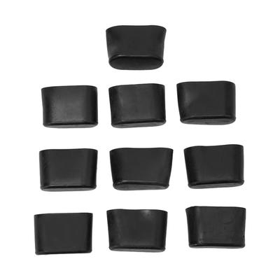 Couvercles Ovale Capuchons de Pied de Chaise 10 Pièces Pieds de Table Pour Meubles d'Extérieur Jardin Fournitures de Maison Caoutchouc PVC Pratique 2025