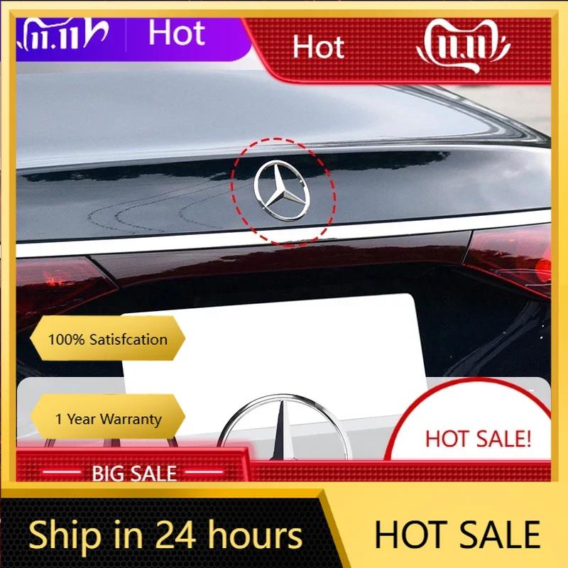 XEKVA1 New C200 E200  For Mercedes Benz 9cm ABS Car Rear Decal Trunk Emblem Sticker For Mercedes Benz S320 W164 W203 W204 W168 C180 E32