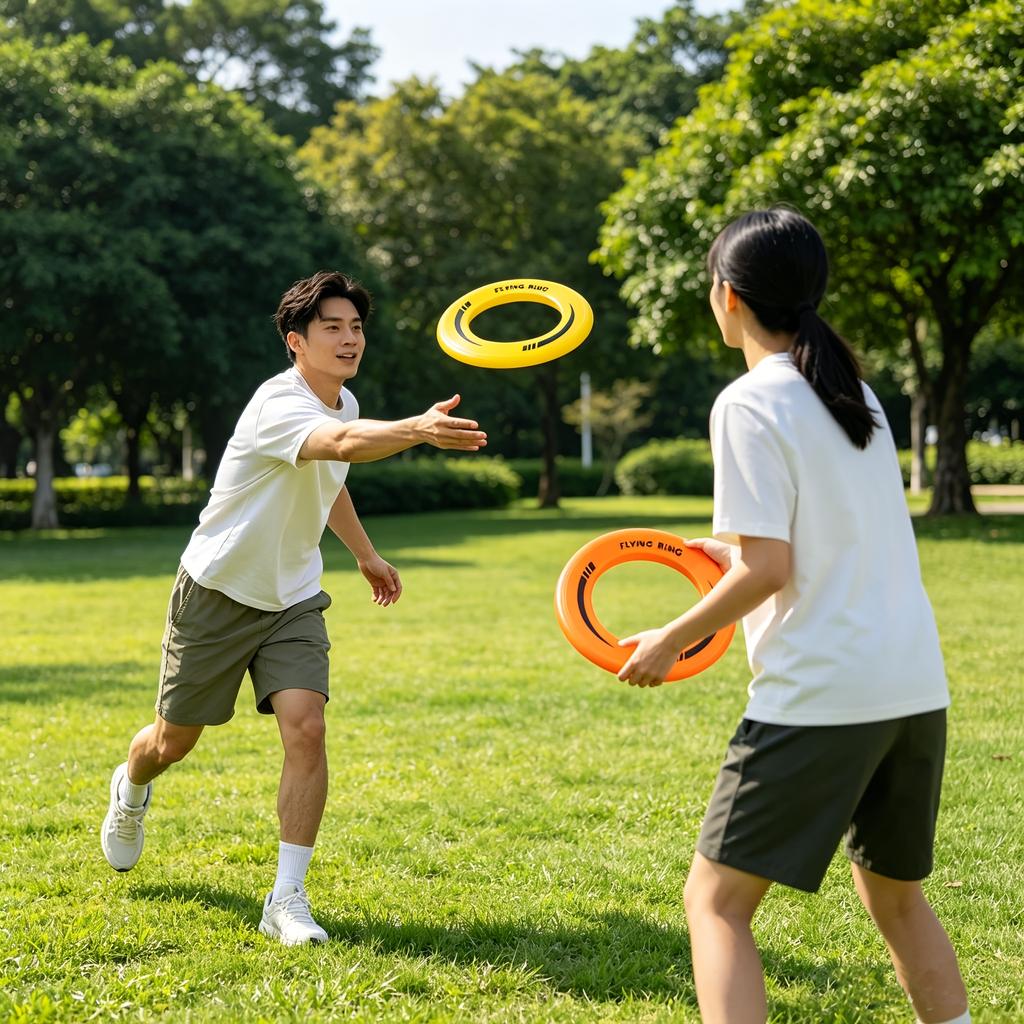 1Pc Soft Flying Ring For Adults Improve Hand-eye Coordination Safe Lightweight Boomerang Flying Disc Outdoor Fitness Sports Equi 6