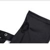 Guantes Largos para Mujer con Orificio para el Pulgar Decoración de 3 Hebillas Guantes Elegantes sin Dedos para Fiesta de Cosplay Negro