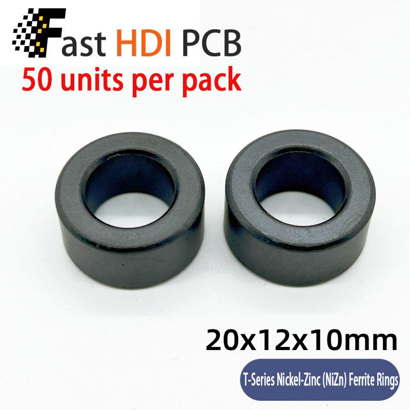 Anti-Interference Ferrite Toroid Core Ni-Zn - High Frequency Common Mode Inductor Ring for Electronic Equipment