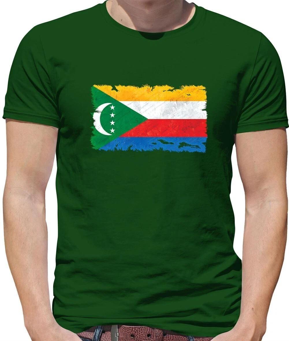 Comore Grunge Stile Bandiera - T-Shirt - Moroni Africa Paese Bandiere 4XL