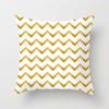 Ins Nordic Style Home Soft Decoration Gold Sofa Pillowcase Digital Printing Office Cushion Cover Pillowcase