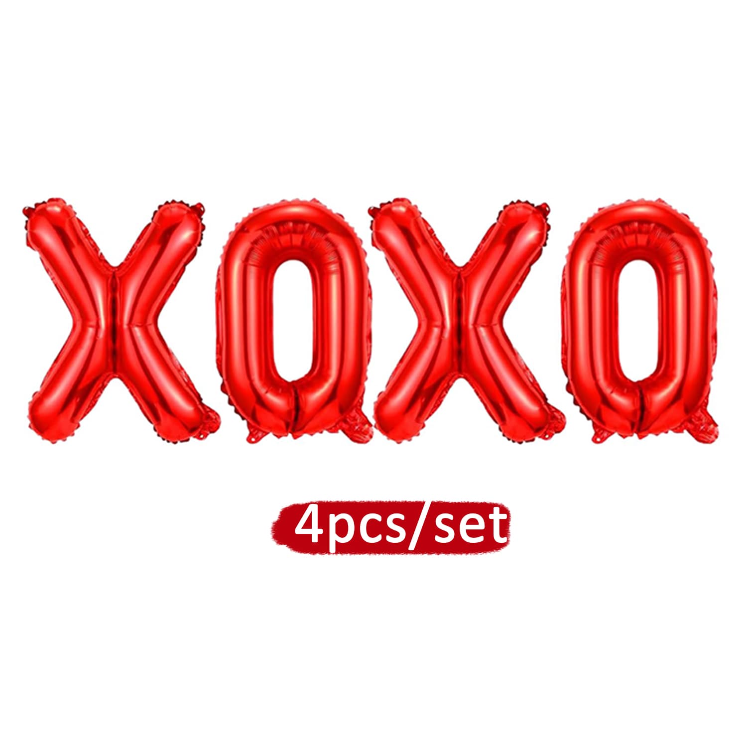 Valentine s Day Balloon Set XOXO Letter Red Lips Heart shaped Balloon for Single Girl s Birthday Decor on Valentine s Day Other