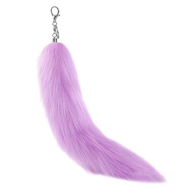 Unique Key Charm Colorful Pendant Animal Tail Pendant Key Ornament Bag Pendant Colorful Keyrings Gift for Fashion Lover