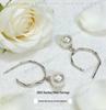S925 Sterling Silver Pearl Dangle Earrings - Elegant, Lightweight, and Fashionable