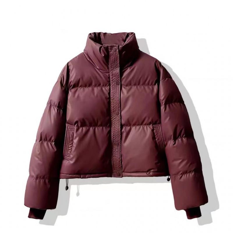No-wash PU Down Jacket Short Style New Winter Thickened Bread Stand Collar Small Man Style Kendou Jacket