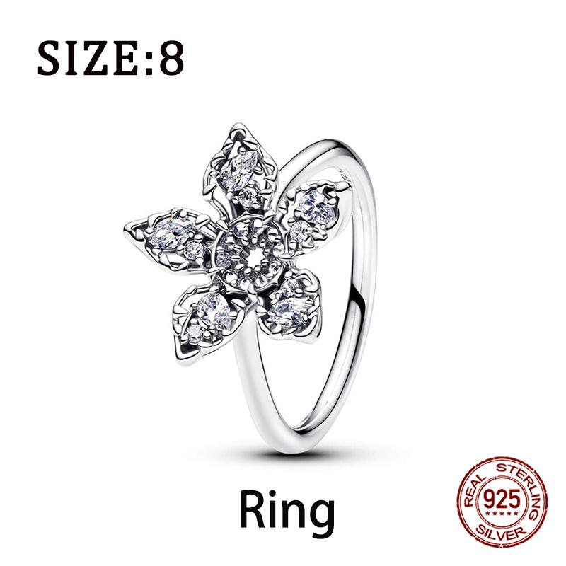 925 Silber Menschenfressende Blume Charms Perlen für DIY Schmuck 3mm Armband Damen Ringe Geschenke