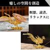 Quikaboo Phoenix Mikoshi Phoenix Incense Good Luck Celebration Decoration for Protection from Golden Good Luck Set of 2 Figurine, Figurine, Holder,