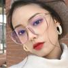 Anti Blue Light Women Men Computer Myopia Glasses Vintage Minus Eyeglasses Finished Prescription Near-Sight 0 To -6.0 Eyewear