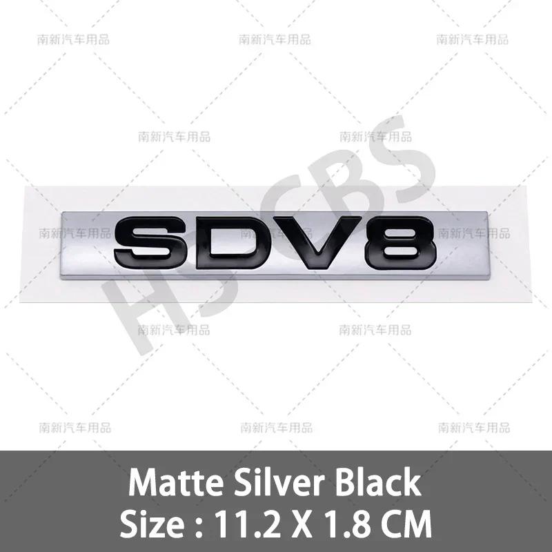 3D ABS HSE Luksusowy Znak SCV6 SCV8 SDV6 SDV8 Emblemat Tylnej Klapy Bagażnika Naklejki na Błotniki Samochodowe Do Discovery Velar Range Rover