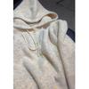 Sweet and Lazy Fashion Soft Waxy Milk Hooded Cardigan Sweater Women's 2024 New Winter Knitted Sweater