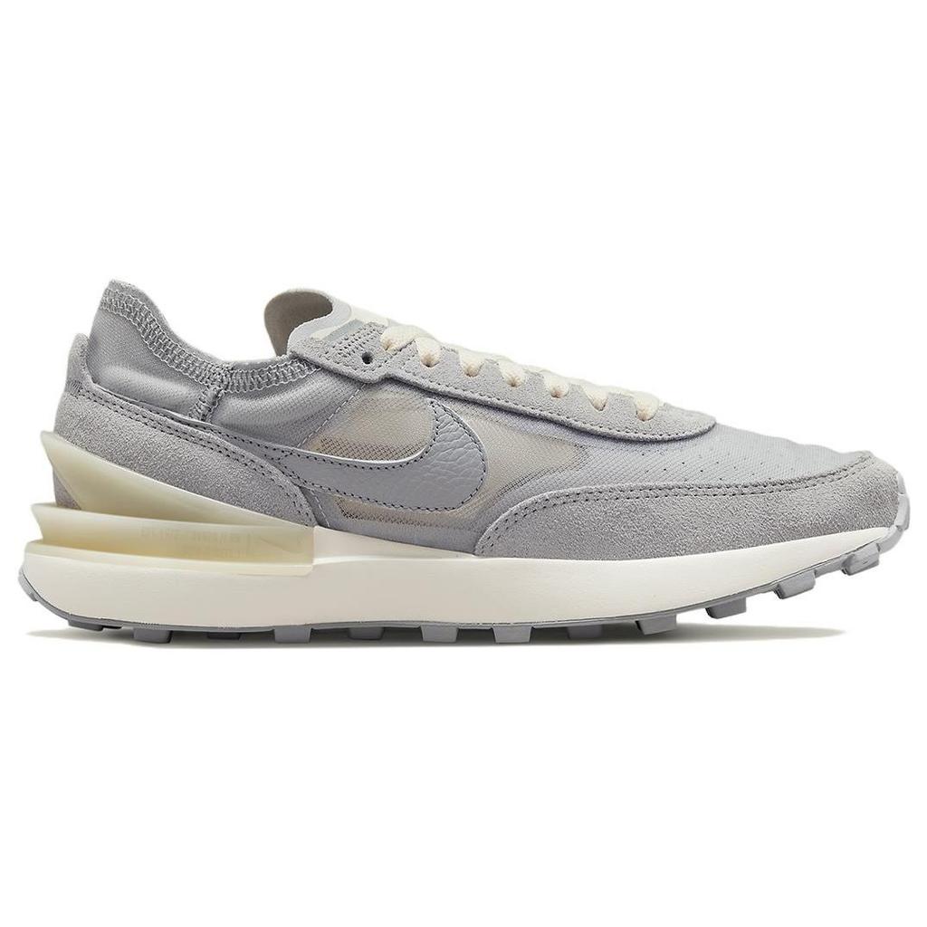 Nike Waffle One Women's Grey Fog Light Smoke Grey Coconut Milk Pink Foam Alpha Orange DX5765-001