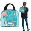 Crispr Cas9 Gene Editing Science Cereal Dna Insulated Lunch Bag for Women Kids Portable Food Boxes Thermal Lunch Box Tote