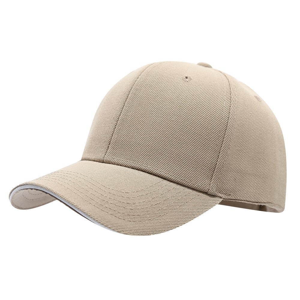 6-panel Baseball Cap Classic Unisex Snapback Hat For Men Women Dad Hat With Sandwich Brim Casual Hip Hop Street Solid Color Cap