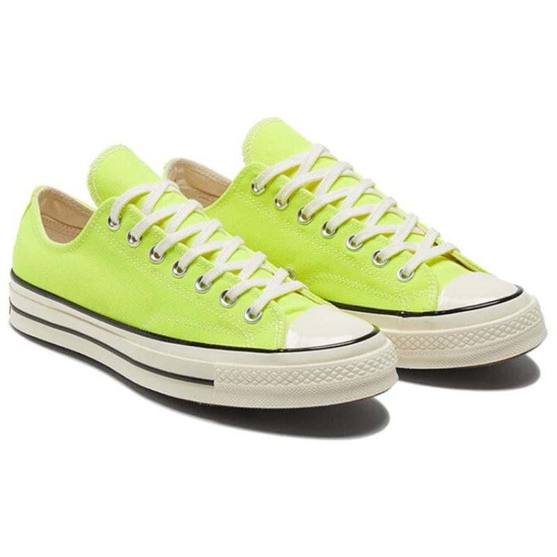 Converse 1970s 1970s Comfortable and Versatile Low-top Canvas Shoes Unisex 'Venom Lemon'