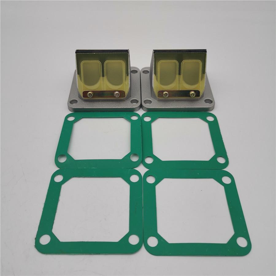 Reeds Cages & CARBON FLEX Reeds with Gaskets Pair For Yamaha Banshee 1987-2006