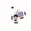 7 Stück BTS Niedliches Cartoon Anzug Doppel-Anhänger Schlüsselanhänger, Bangtan Boys Cartoon Figur mit Namensschild Schlüsselanhänger, Kpop ARMY Fans Tasche Anhänger
