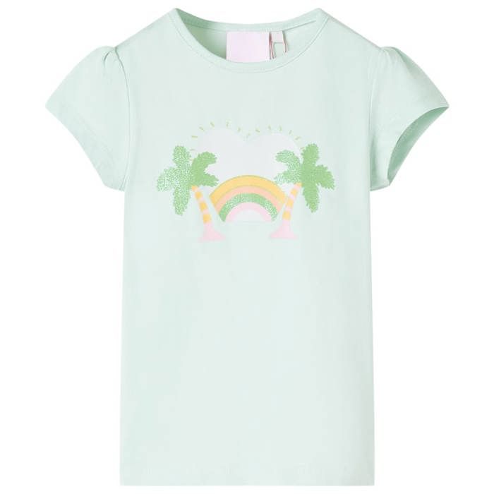 T-shirt pour enfants menthe clair 92/104/116/128/140