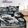 Funny Ghostface Halloween Threepiece Set Without Core 1 Duvet Cover 2 Pillowcase Without Core Christmas Birthday Gift